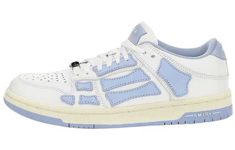 AMIRI Skel-Top Low Blue White