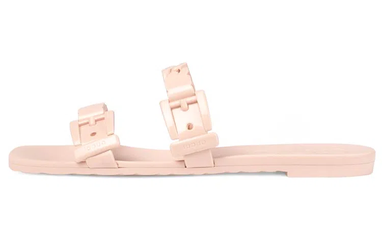 GUCCI Rubber Sandals Light Pink