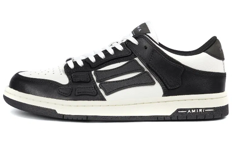 AMIRI Skel-Top Low Black White 2021