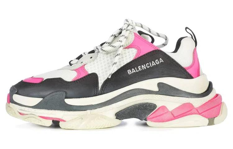 Balenciaga Triple S Black White Pink