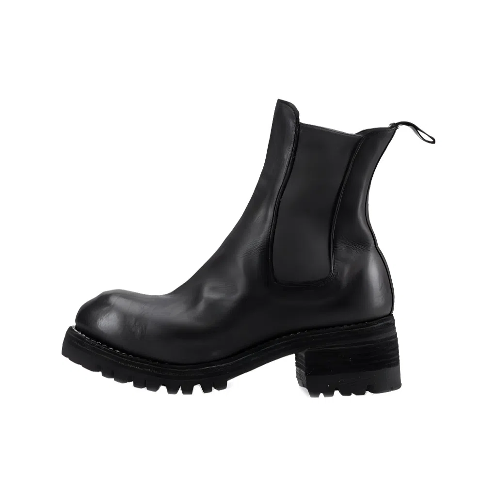 GUIDI Chelsea Boots Black