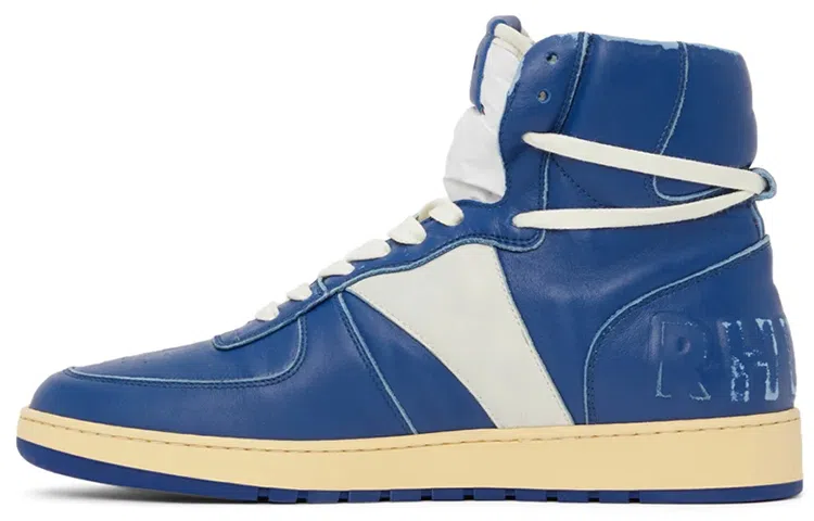 RHUDE High Top Blue White