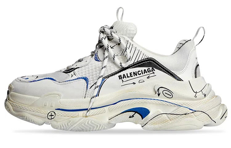 Balenciaga Triple S White