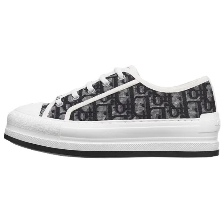 DIOR Walk'n'Dior Canvas Low Top Black