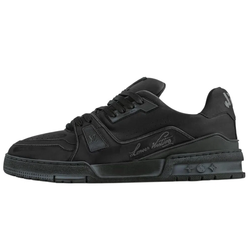 Louis Vuitton Trainer Low Top Black