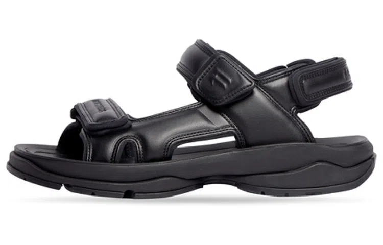 Balenciaga Tourist Sandals Black