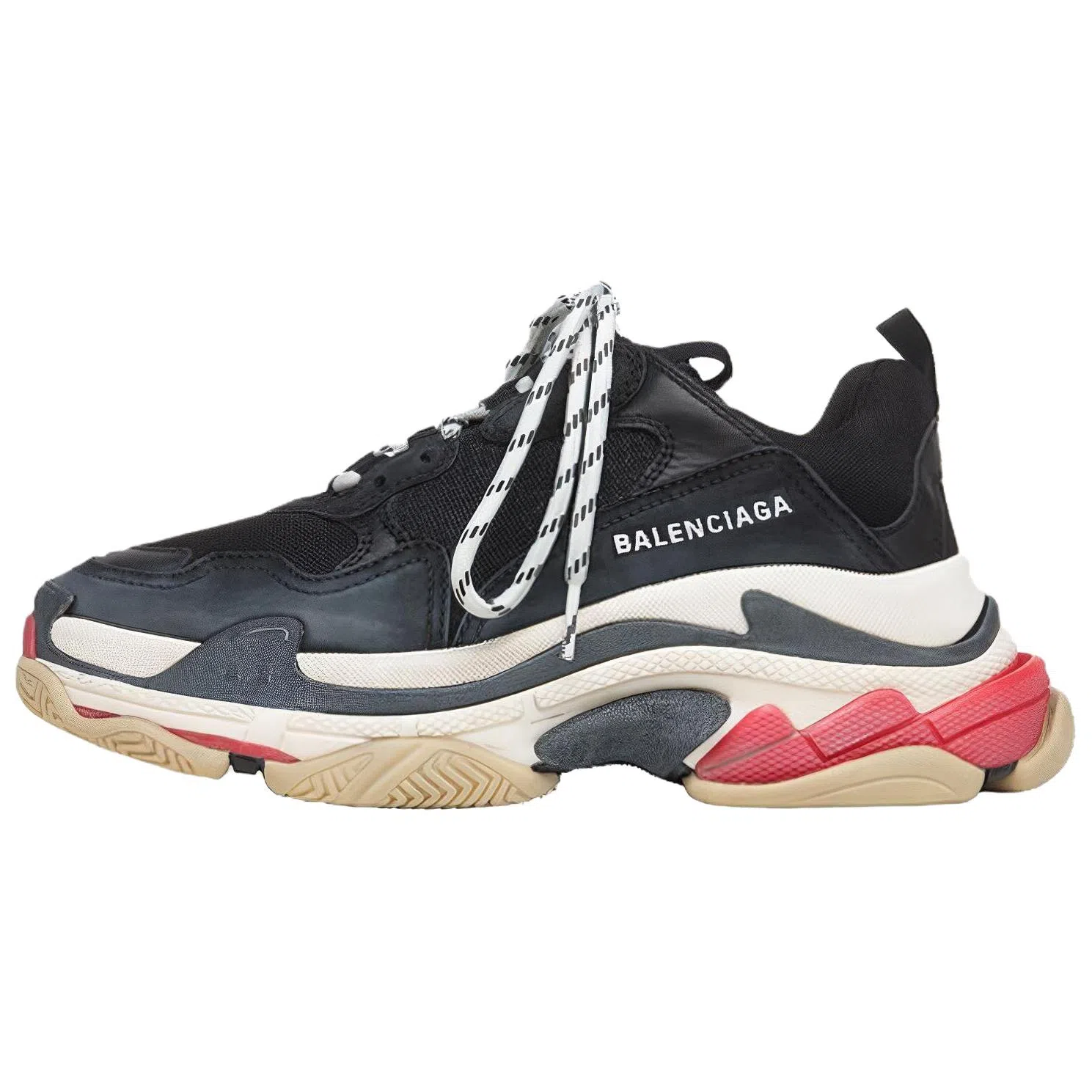 Balenciaga Triple S Black Red