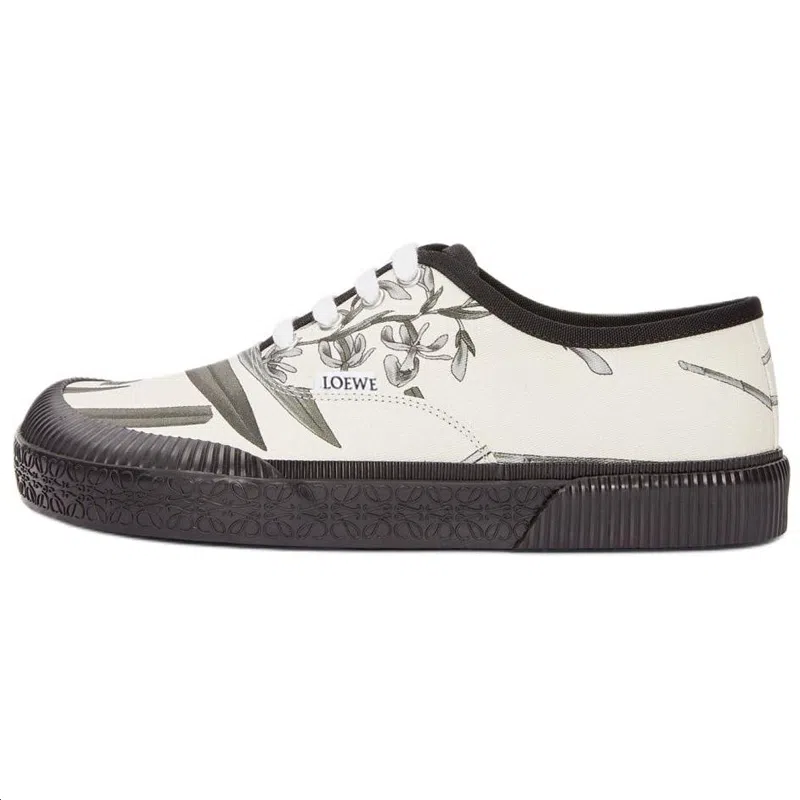 LOEWE Canvas Low Top Green