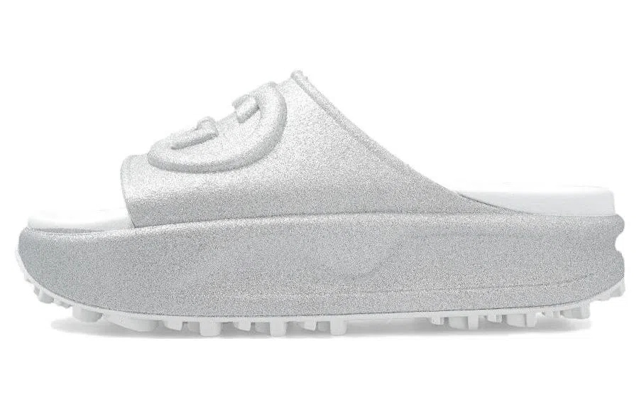 Gucci Slide Silver