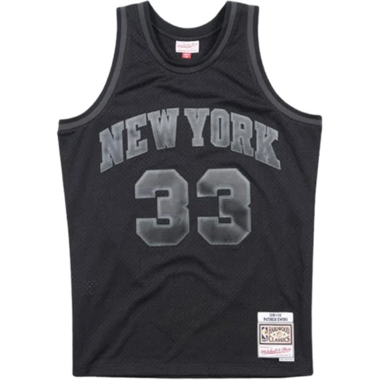 Mitchell & Ness NBA 1991-92 Knicks Ewing 33 Black