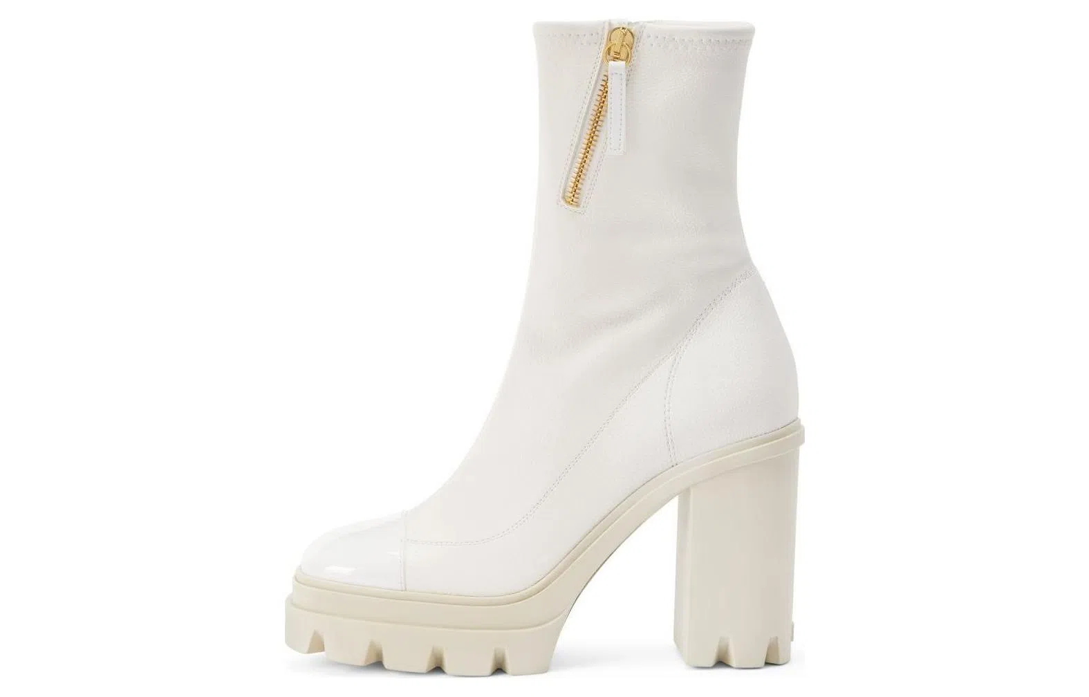 Giuseppe Zanotti 11cm White Ankle Boots