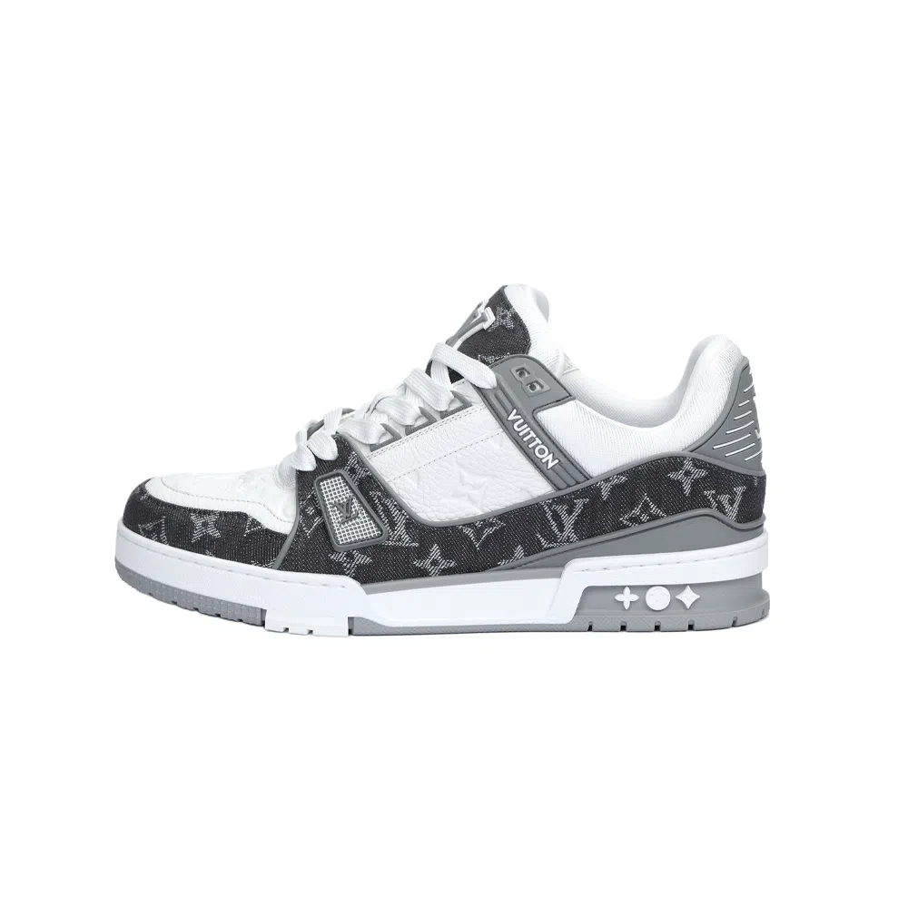 LOUIS VUITTON Trainer Grey White