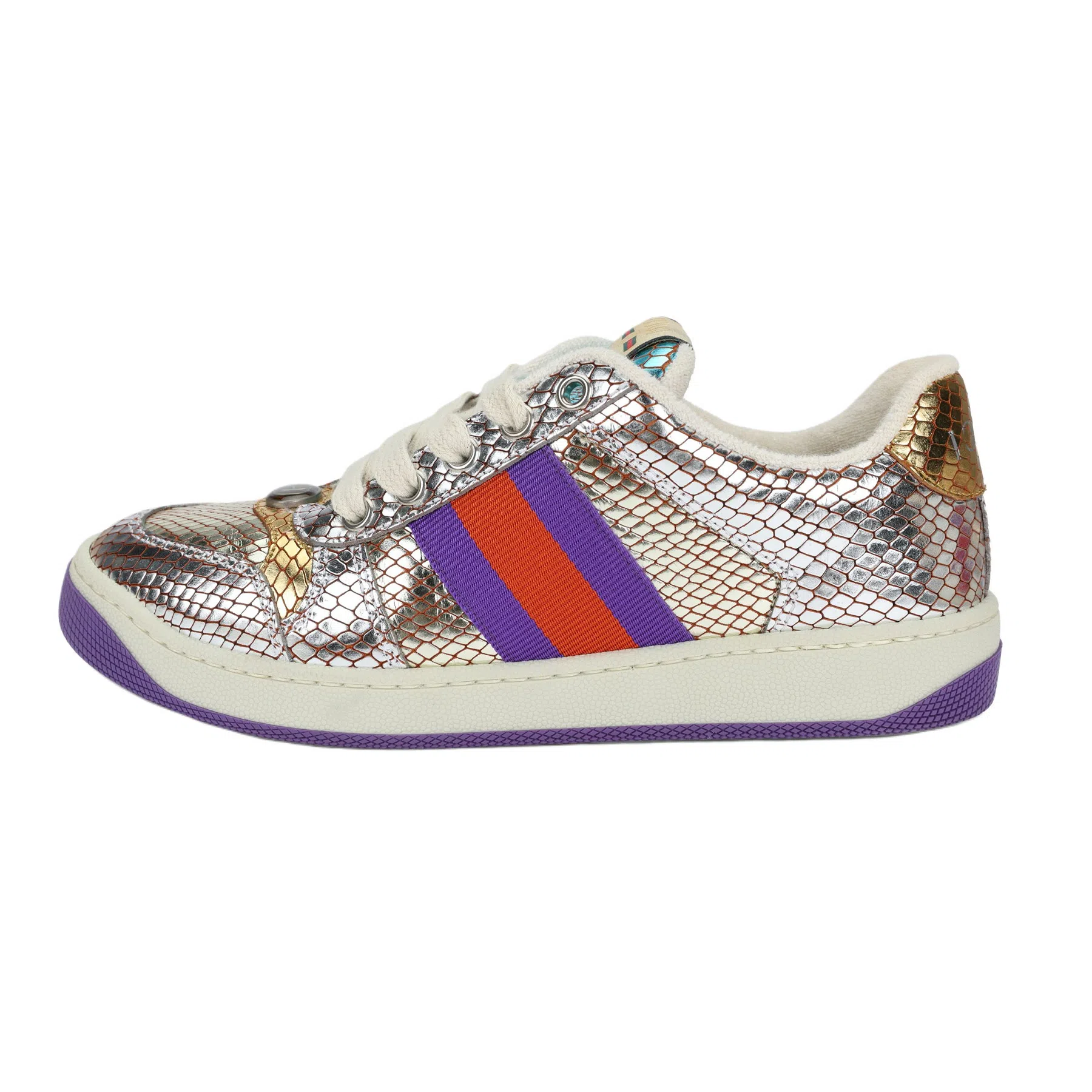 Gucci Screener Silver Purple