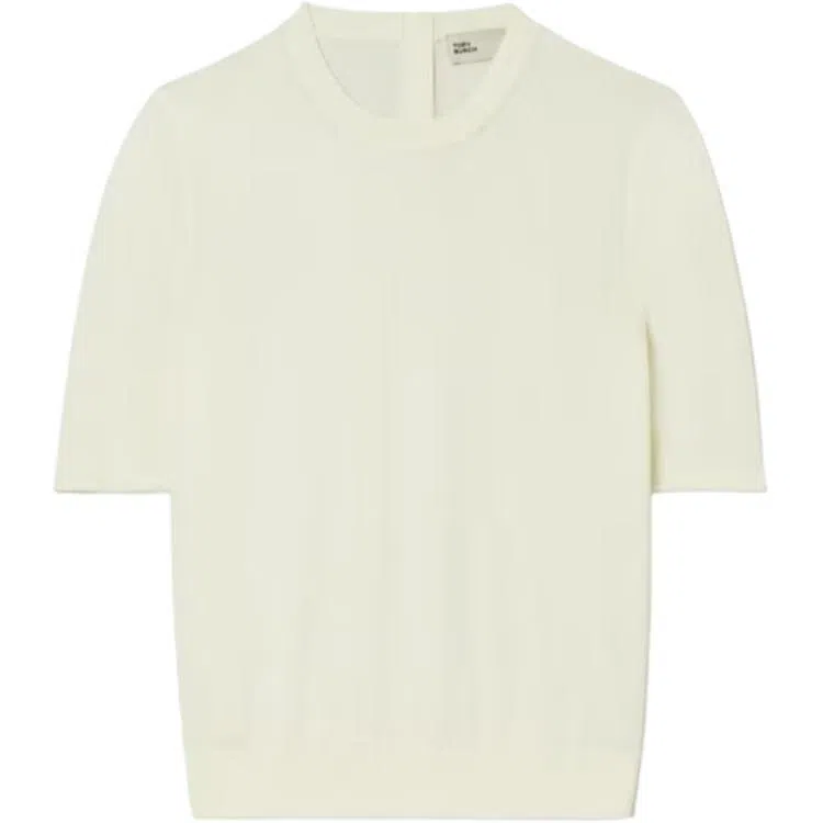 TORY BURCH Short-Sleeve Crewneck