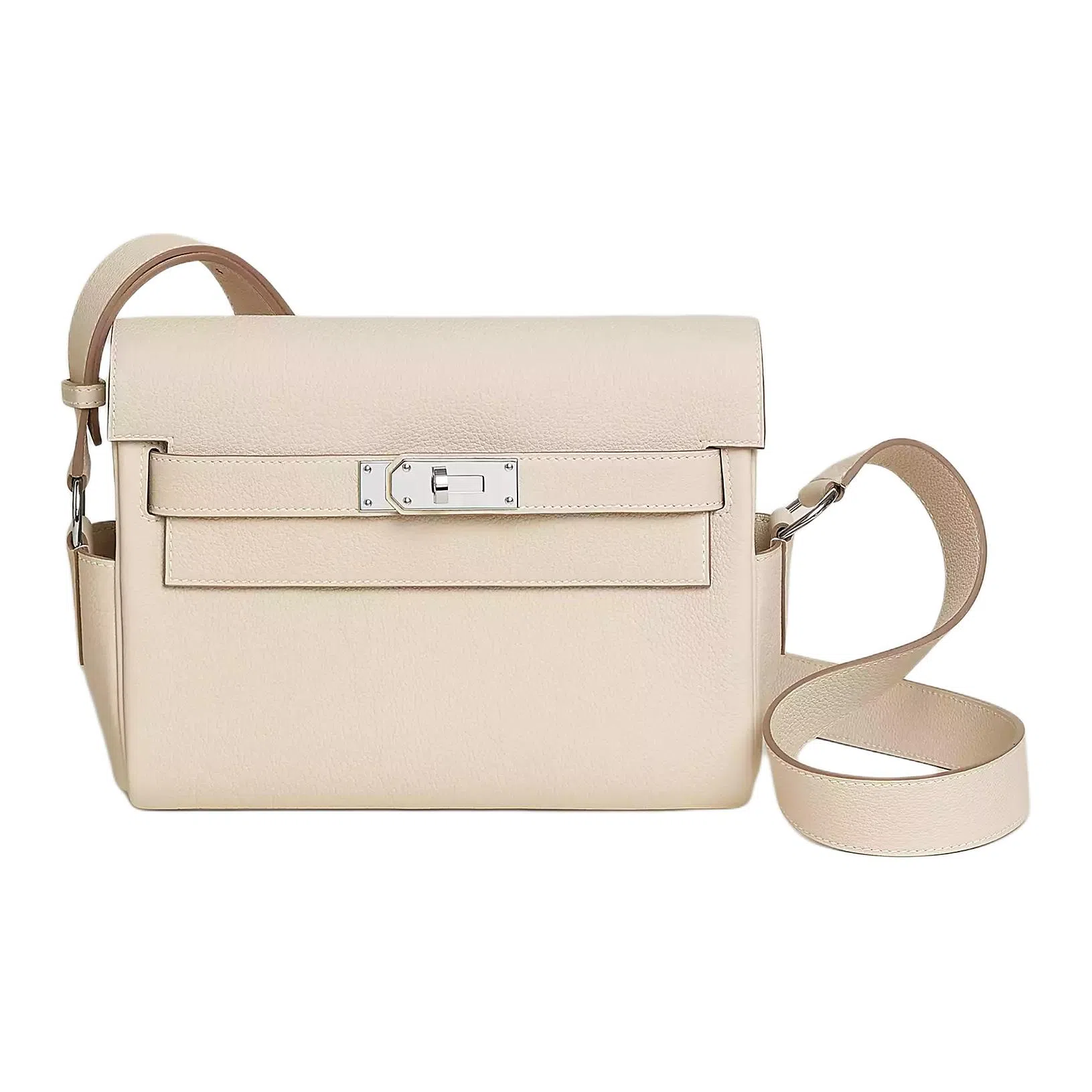 Hermes Kelly Messenger Craie