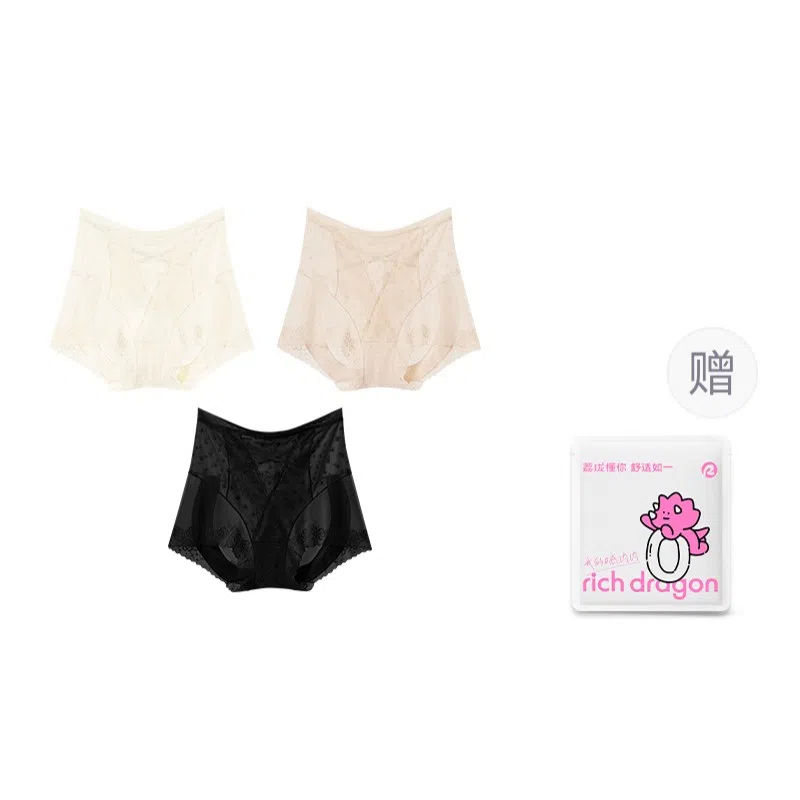 Rich Dragon Lace High Waist Panties