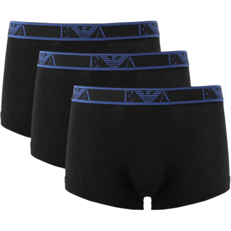 Emporio Armani Boxer Briefs 3-Pack Black