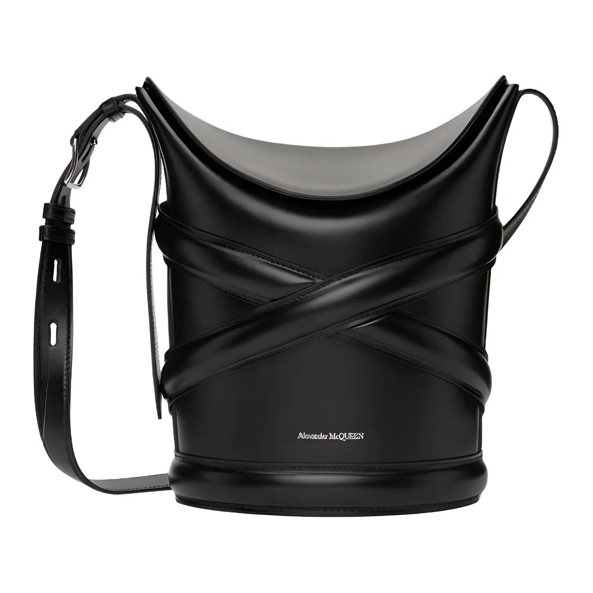Alexander McQueen The Curve Bag Black