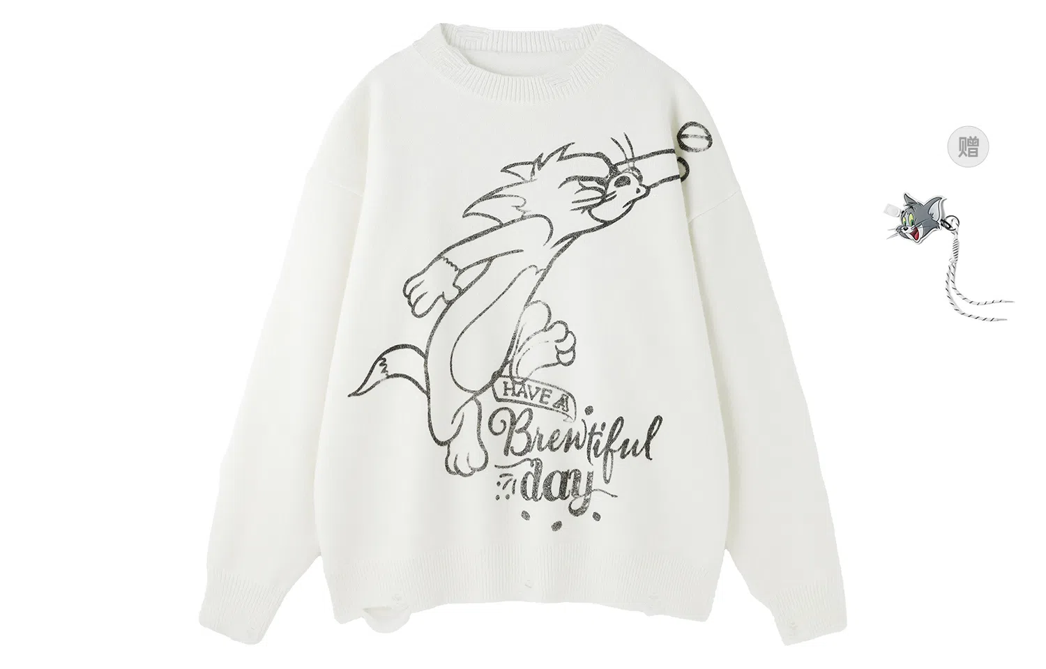 BJHG x Tom and Jerry Oversize Sweater