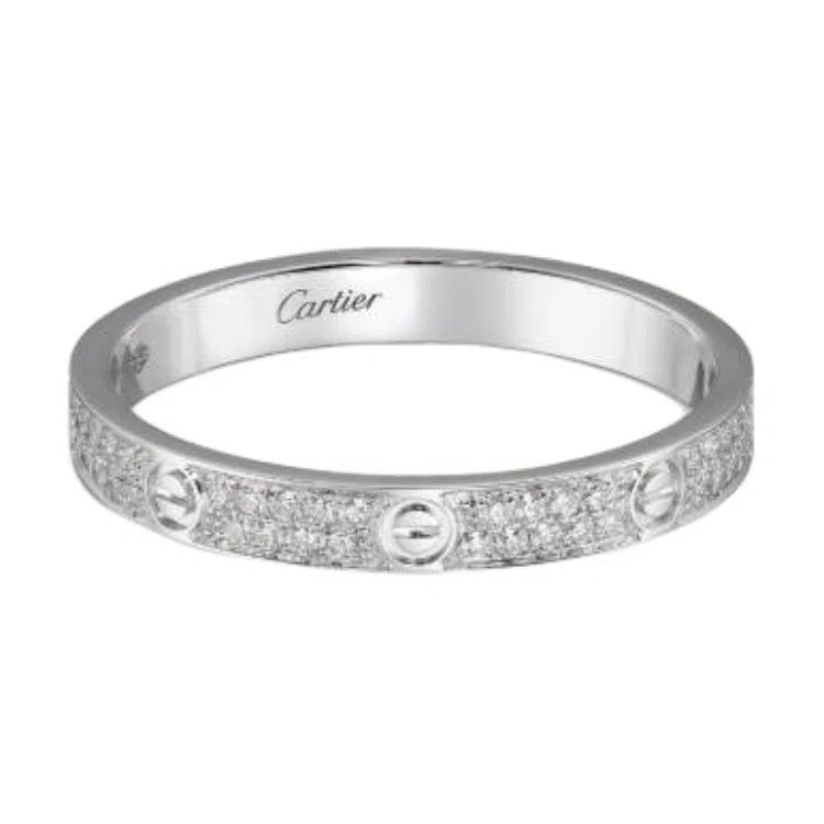 Cartier Love Ring 18K White Gold