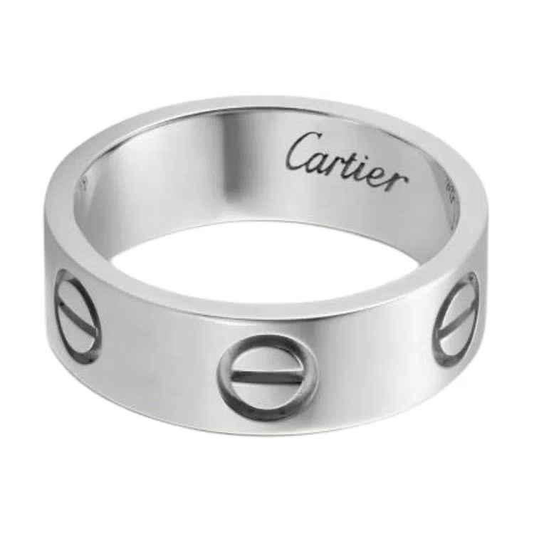 Cartier LOVE Ring 18K White Gold 5.5mm