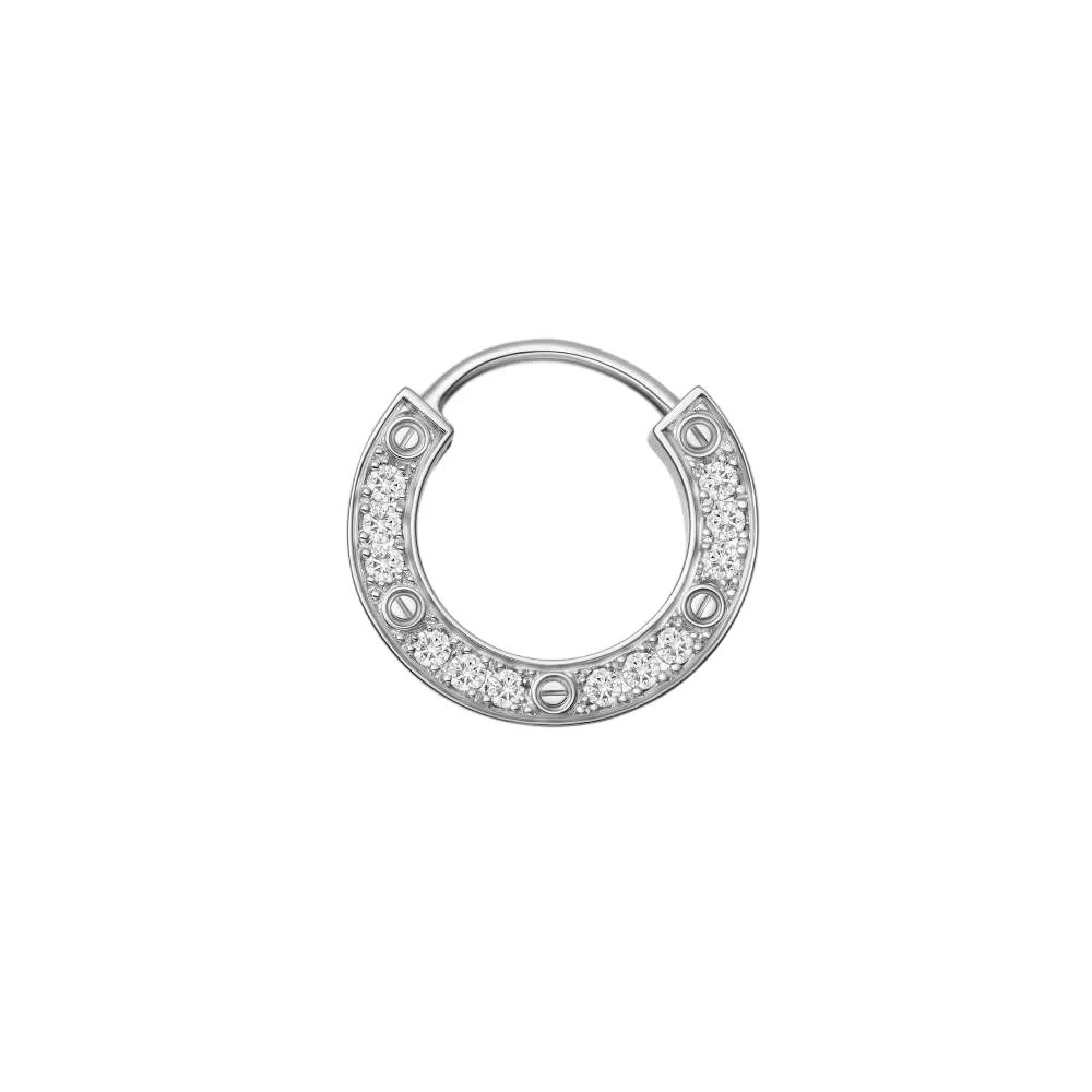 Cartier Love 18K White Gold Earring