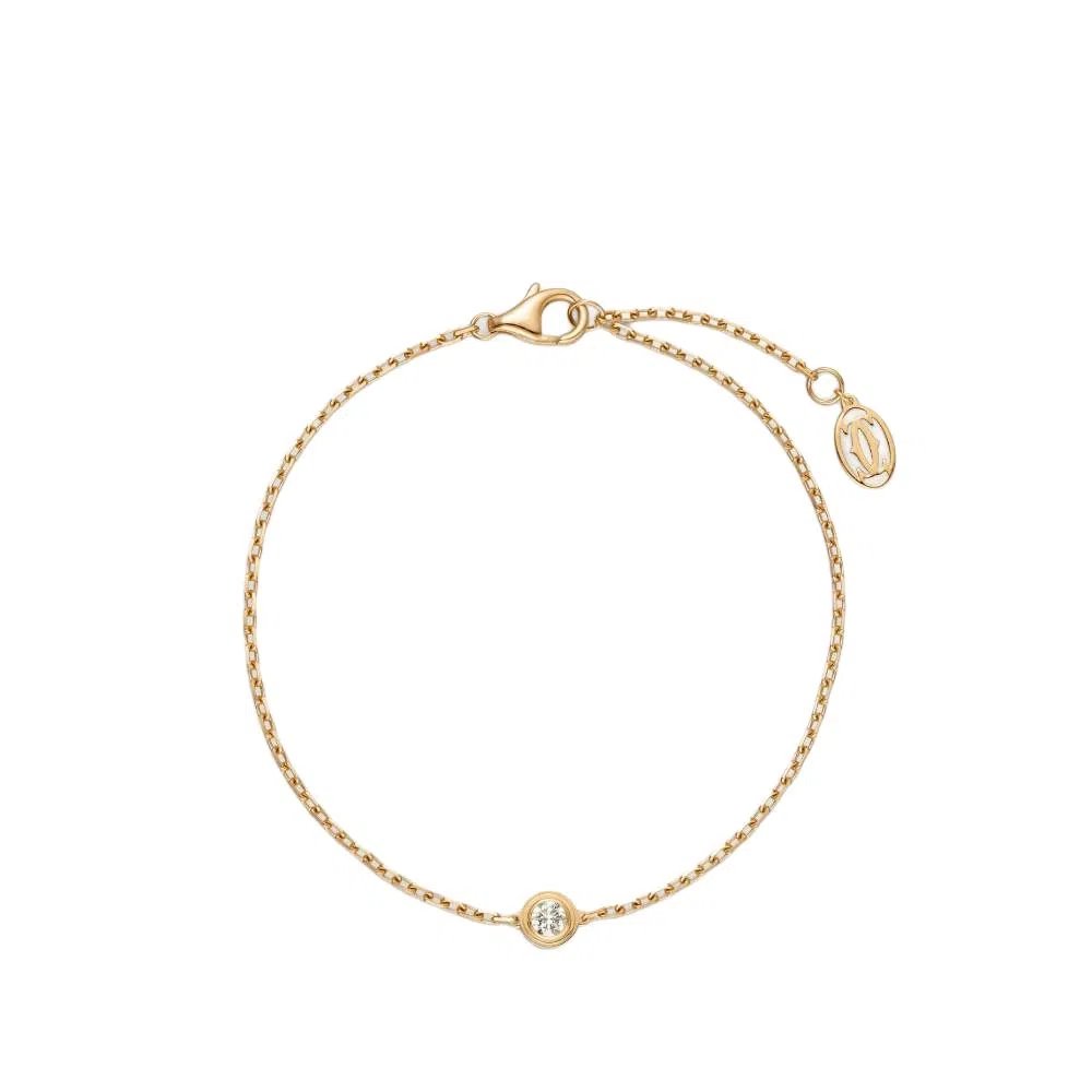 Cartier d'Amour 18K Gold Diamond Bracelet