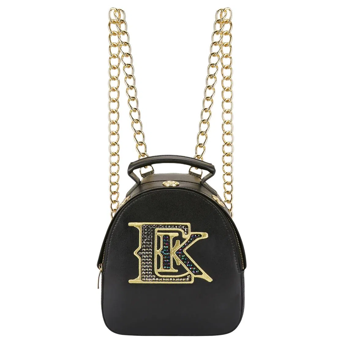 EVISU Logo Seagull Mini Backpack Black