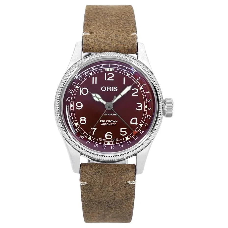 Oris Big Crown Burgundy Dial