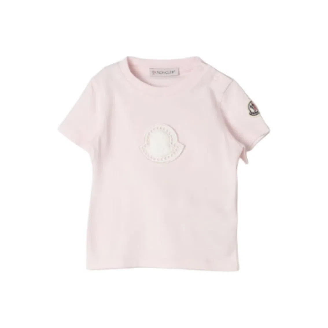 Moncler Logo T-Shirt Pink Kids