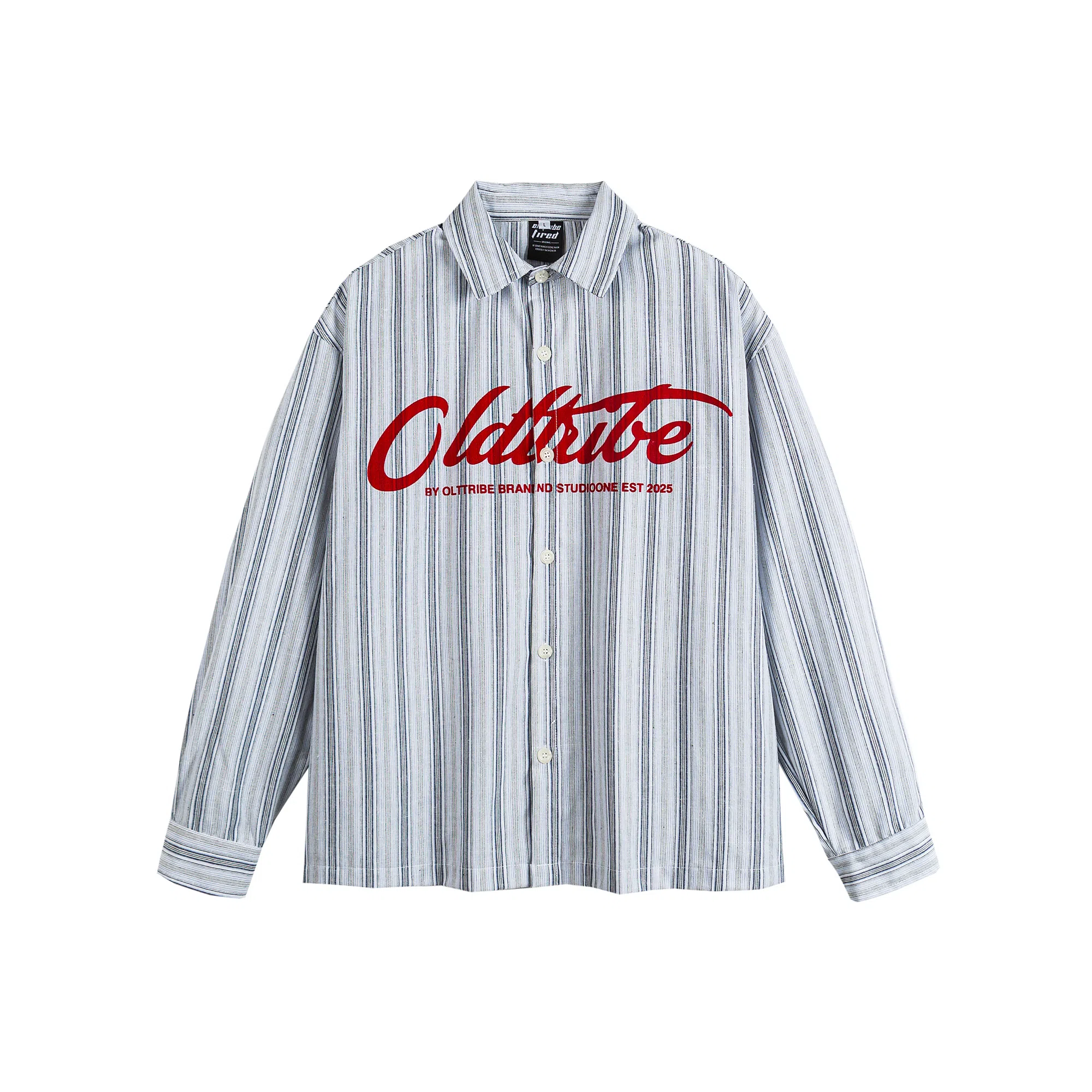 TIRED Letter Print Shirt