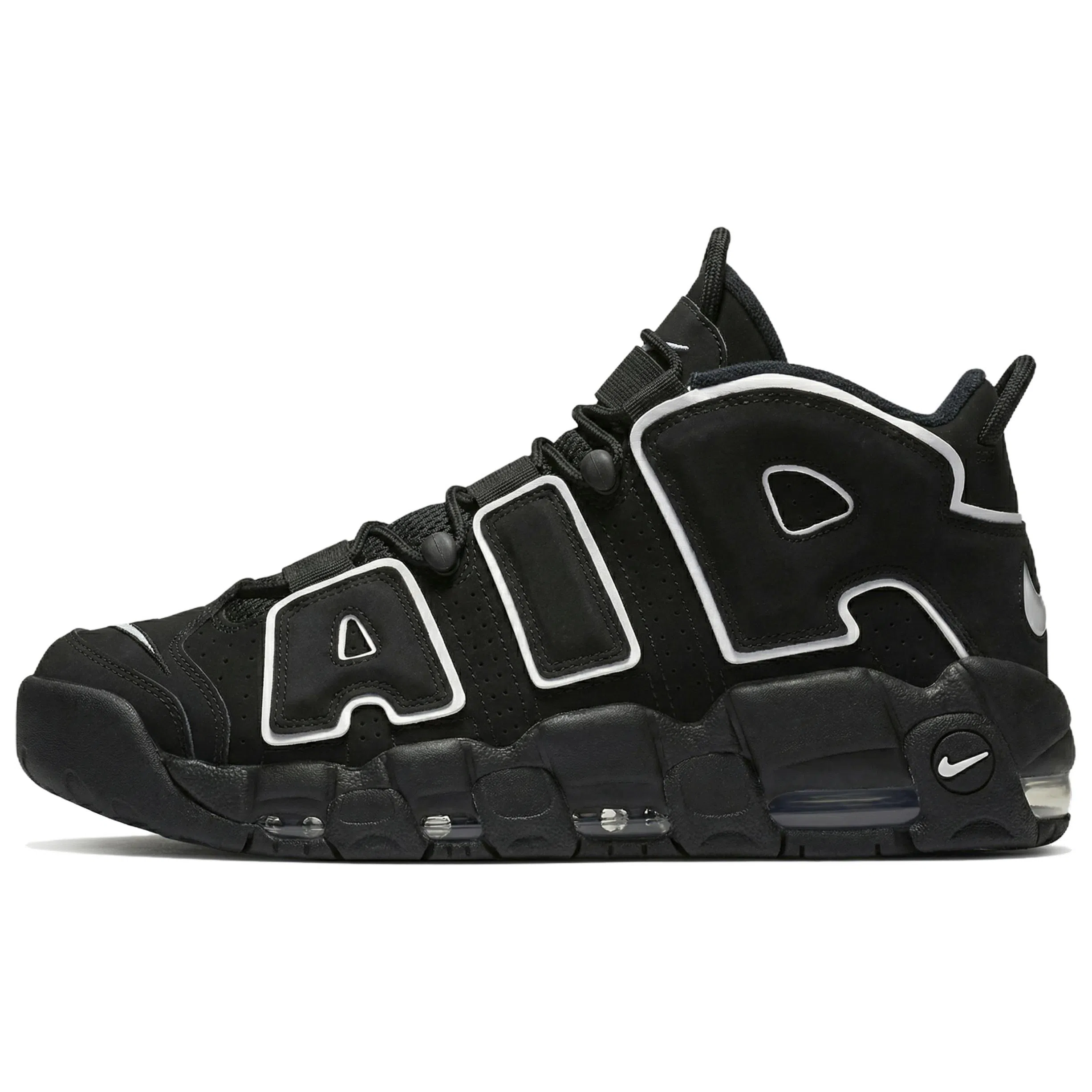 Nike Air More Uptempo Black White