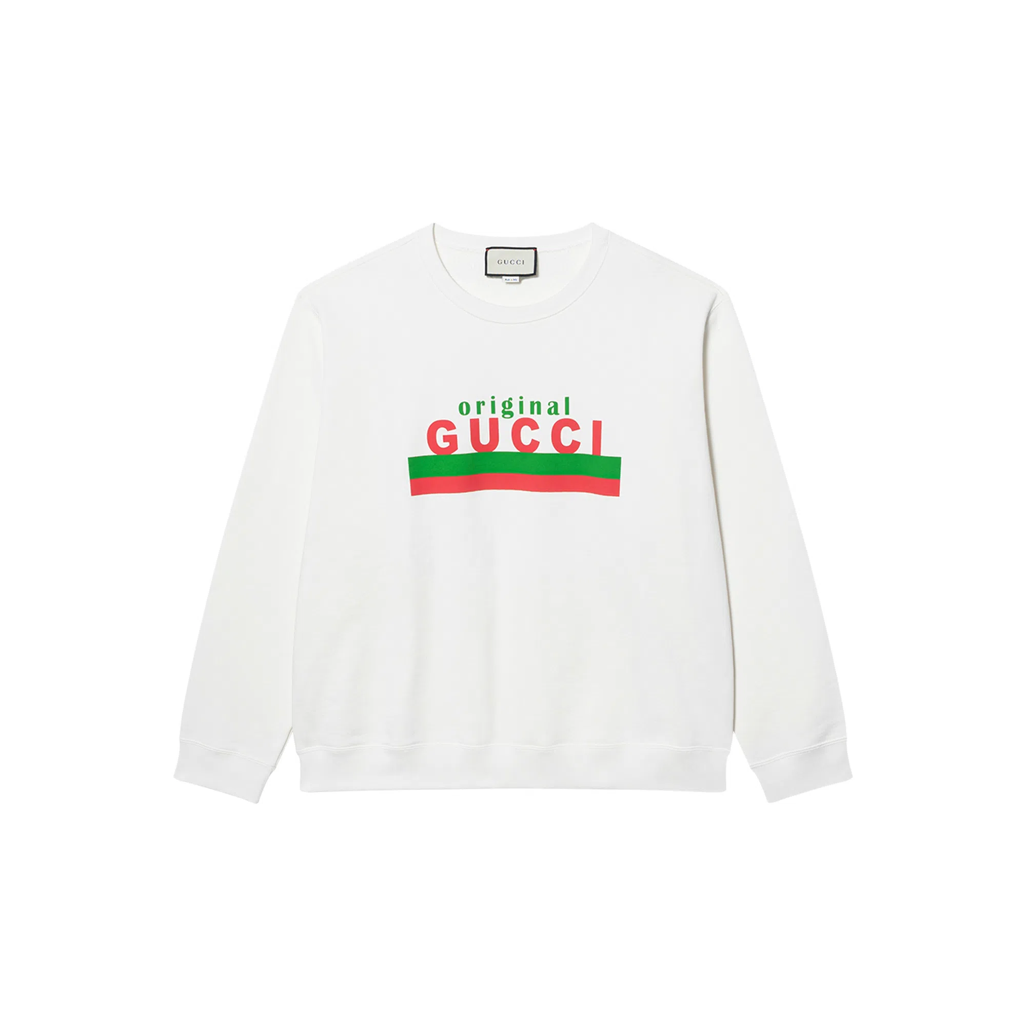 Gucci Logo Knit Pullover White