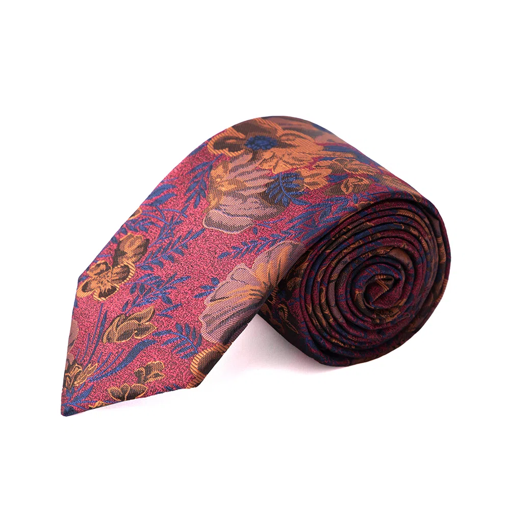 红豆 时尚经典款休闲随性洒脱独特印花 涤纶 领带 男款