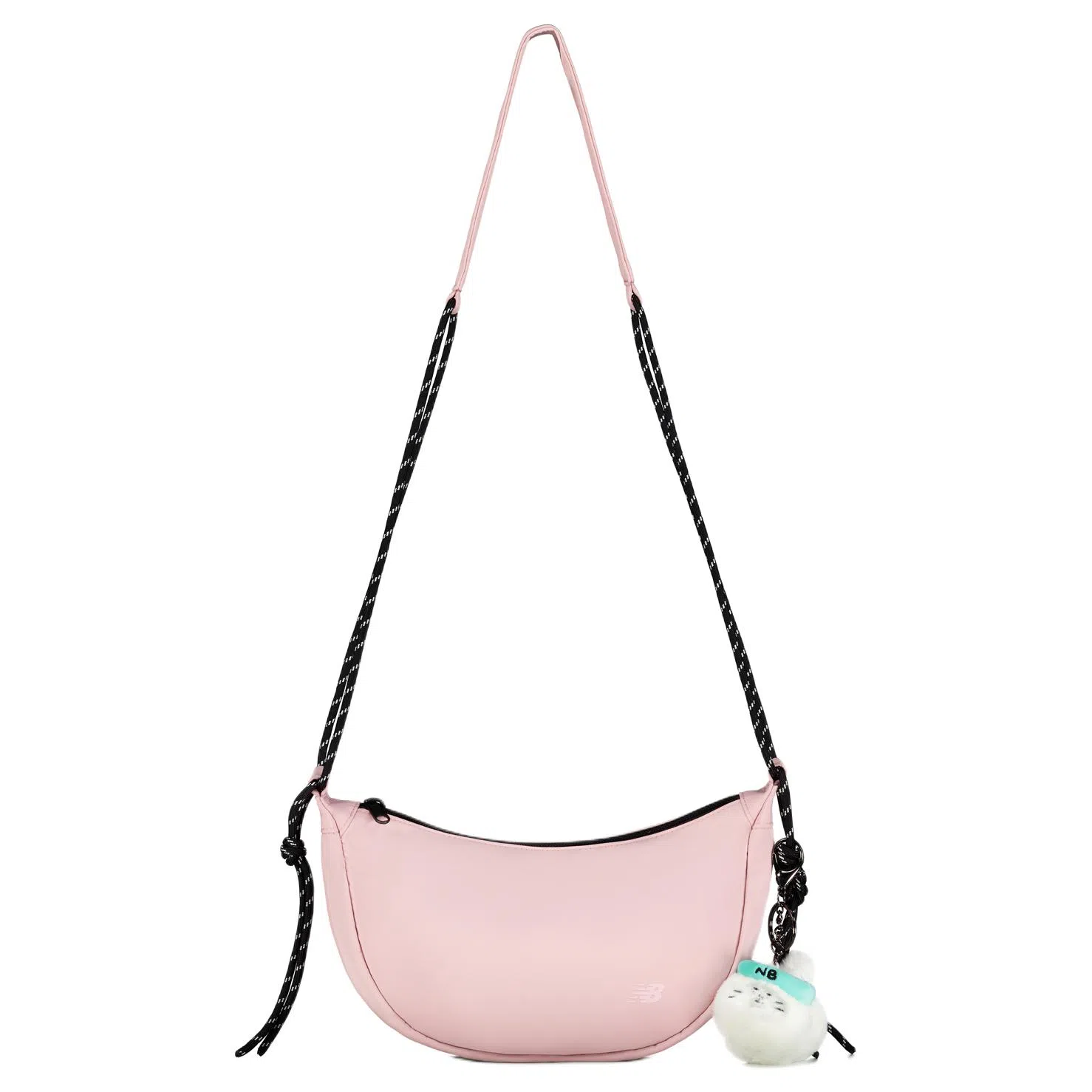 New Balance Logo Zip Crossbody Bag Pink