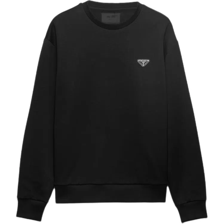 Prada Logo Cotton Sweatshirt