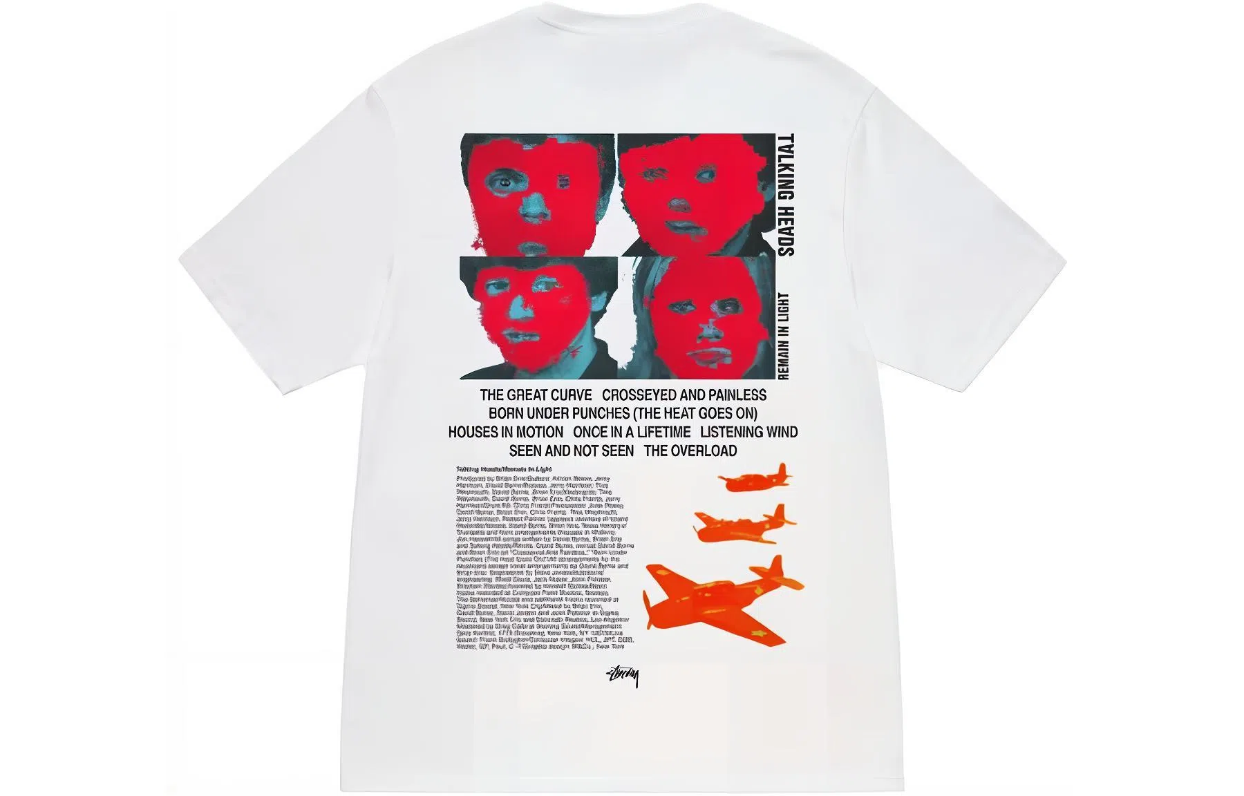 Stussy x TALKING HEADS Remain In Light Tee
