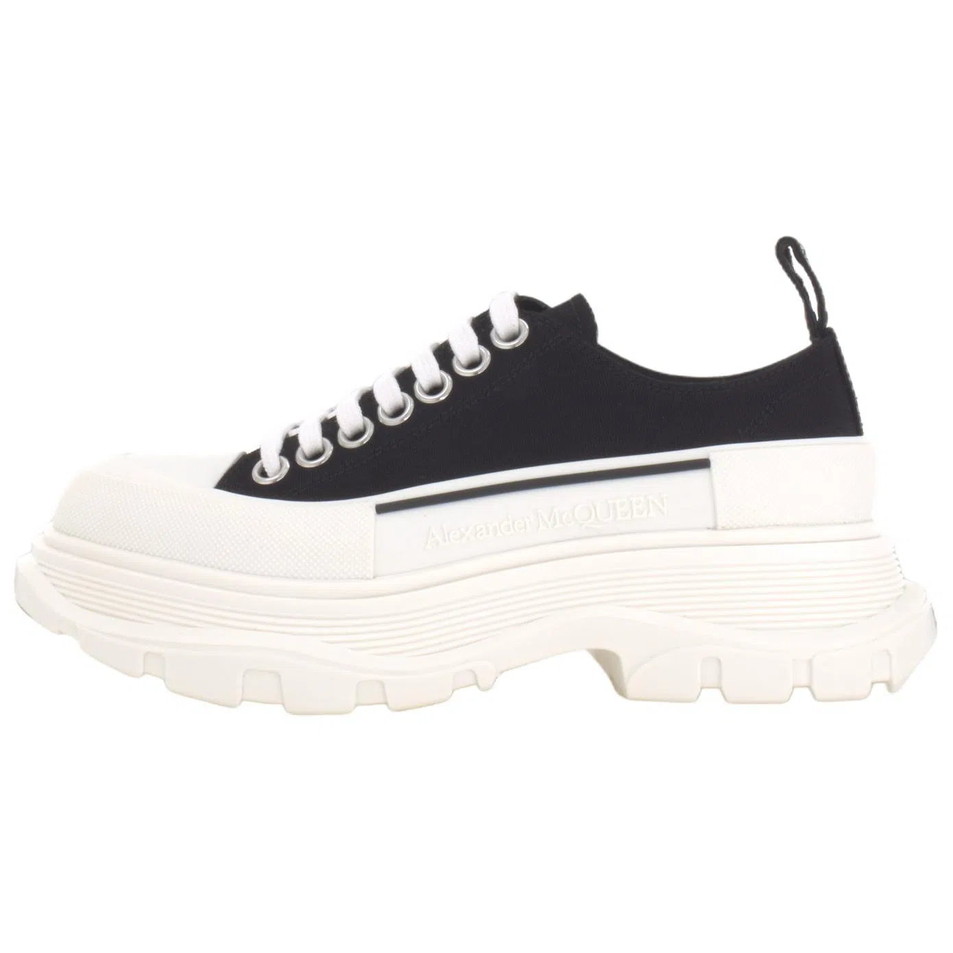 Alexander McQueen Ankle Boots White Black