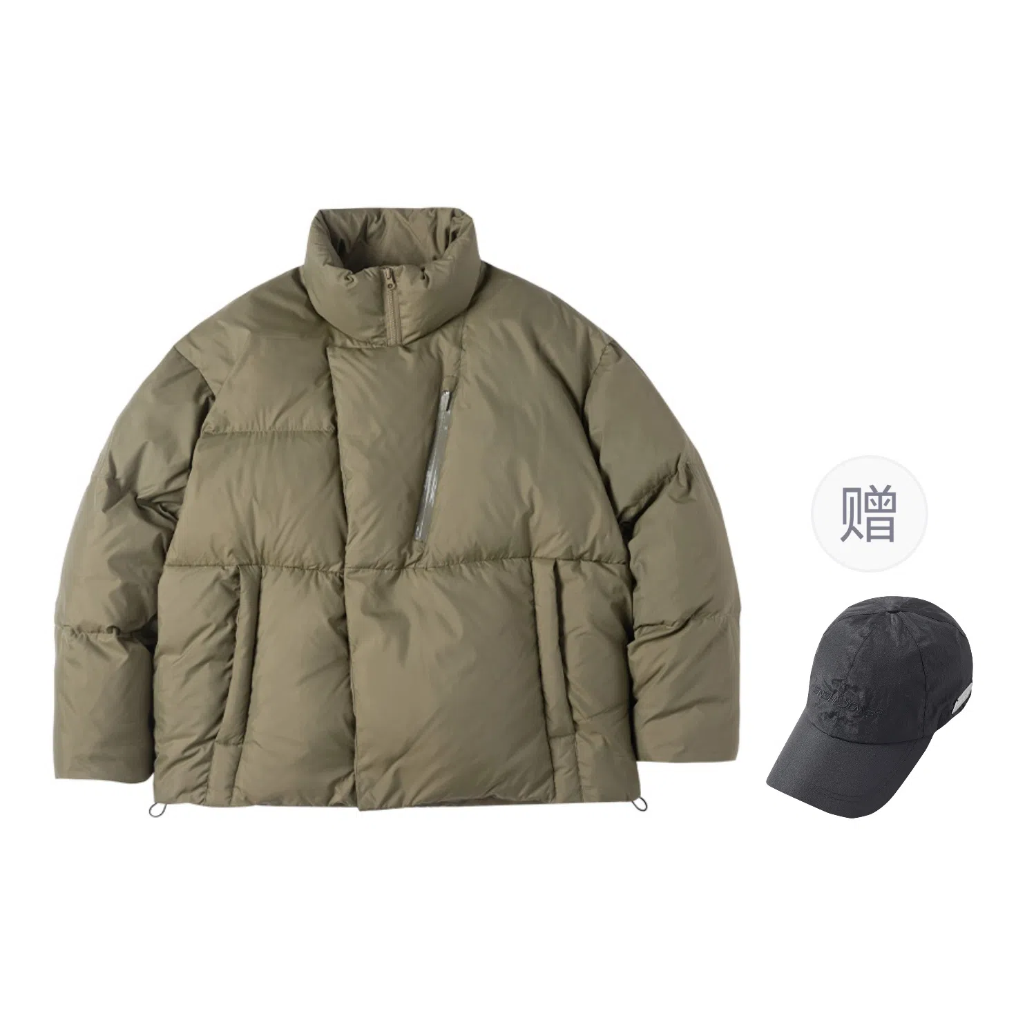 ENSHADOWER Quilted Down Jacket Military Green
