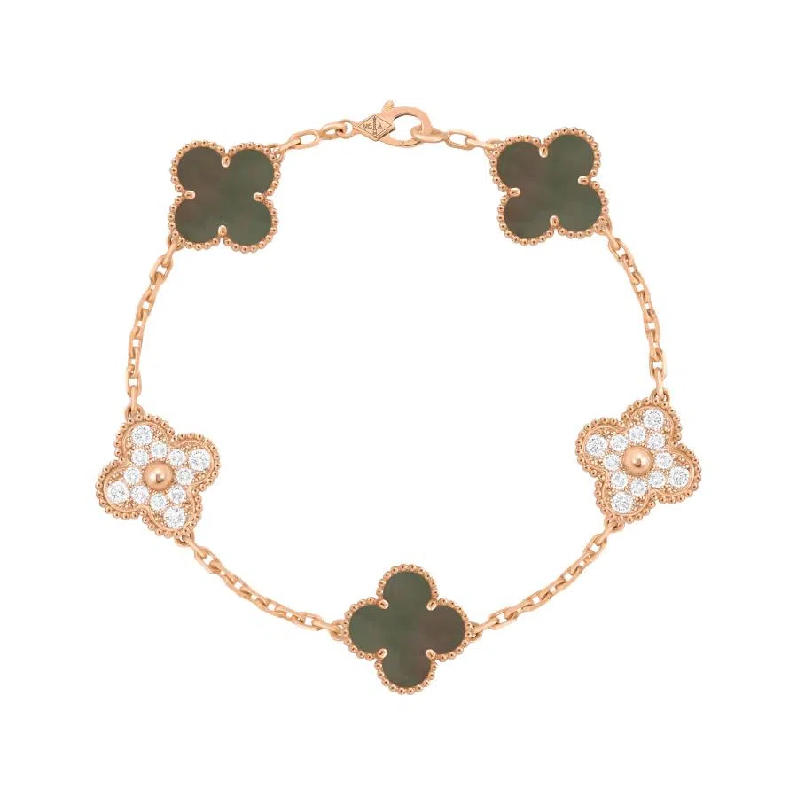Van Cleef & Arpels Alhambra Vintage 18k Rose Gold Bracelet