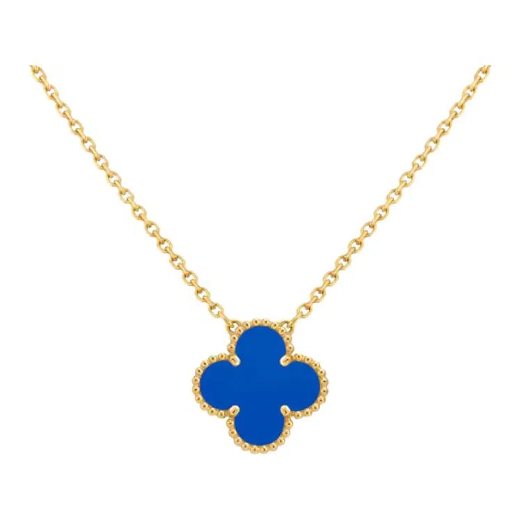 Van Cleef & Arpels Lucky Clover Pendant Necklace 18K Gold