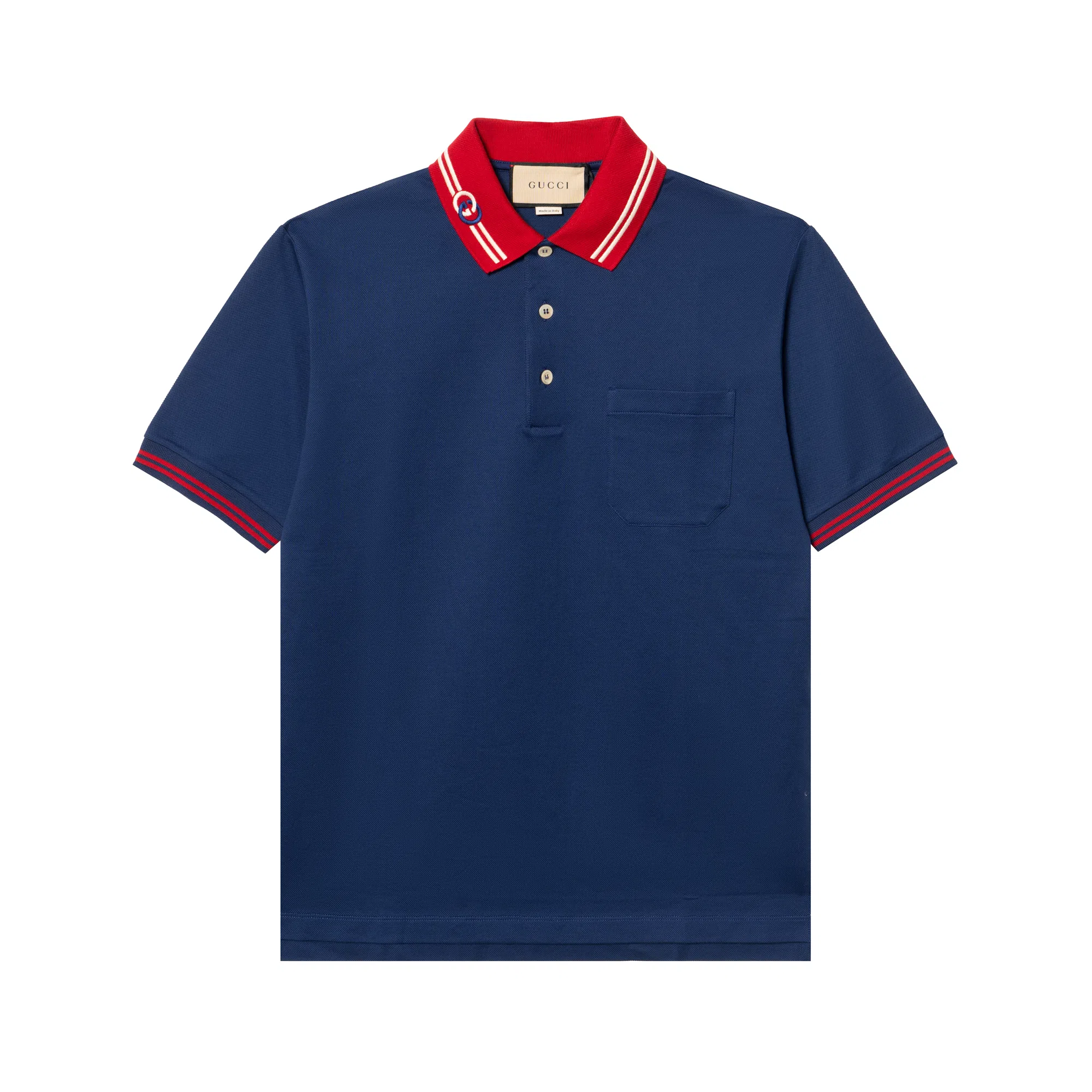 GUCCI SS22 Polo Shirt Blue
