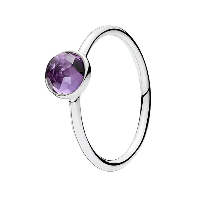 Pandora February Birthstone Ring
