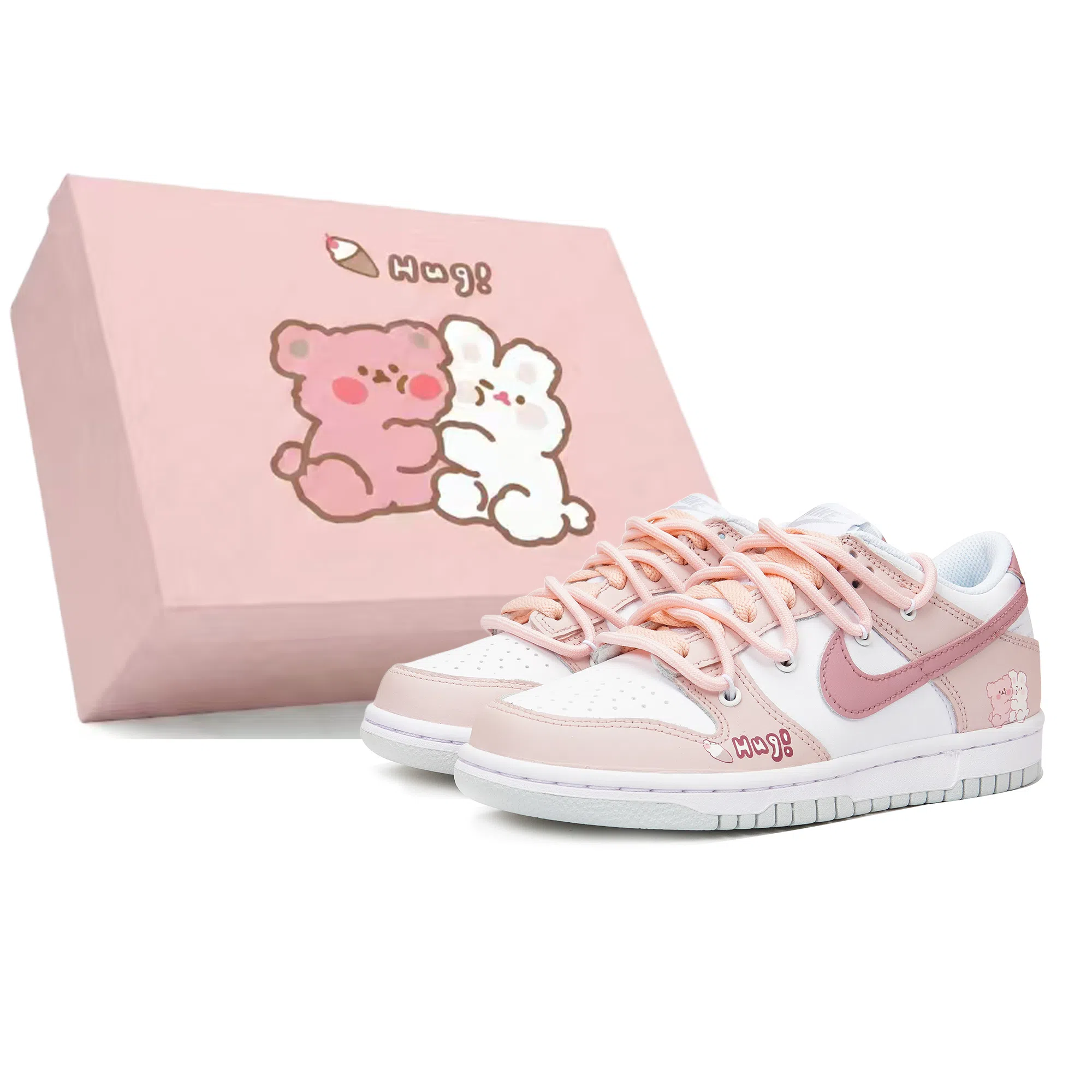 Nike Dunk Low White Pink