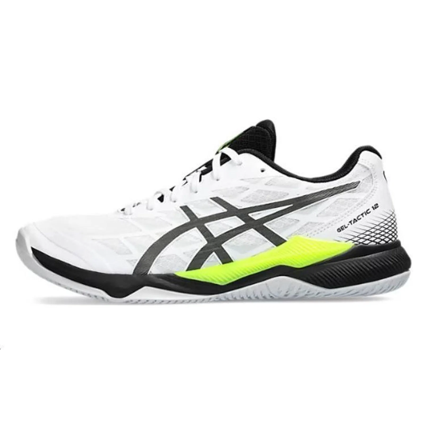 Asics Gel-Tactic 12 White Fluorescent Green