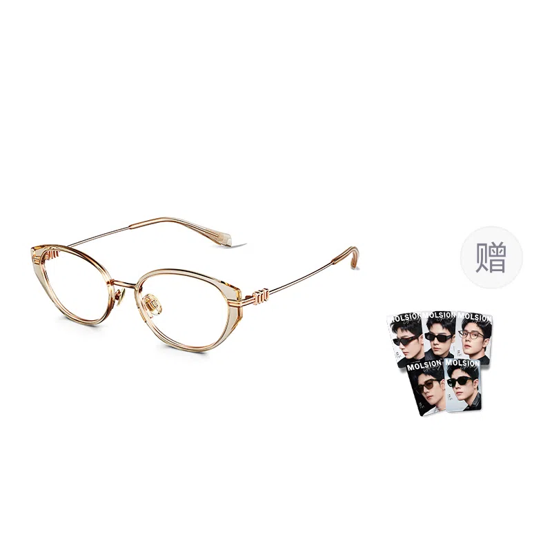 MOLSION Cat Eye Optical Frame Good Luck