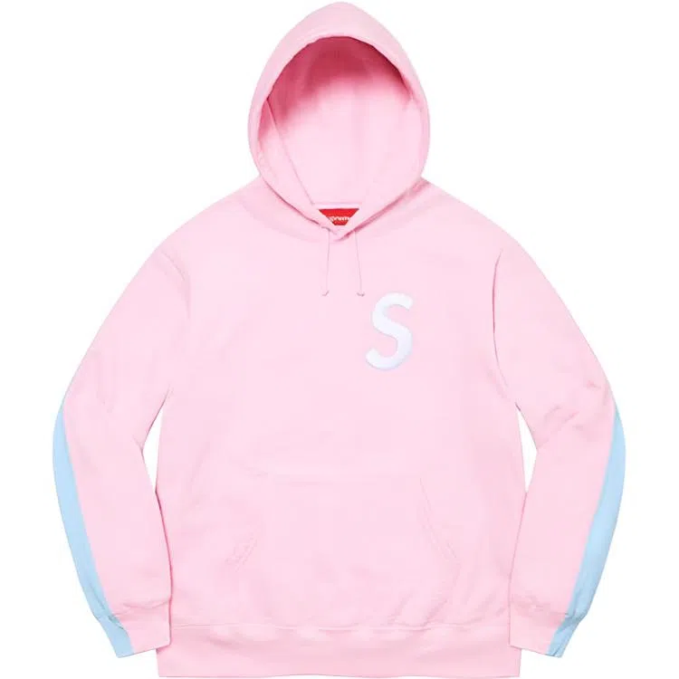 Supreme S Logo Split Hooded Sweatshirt