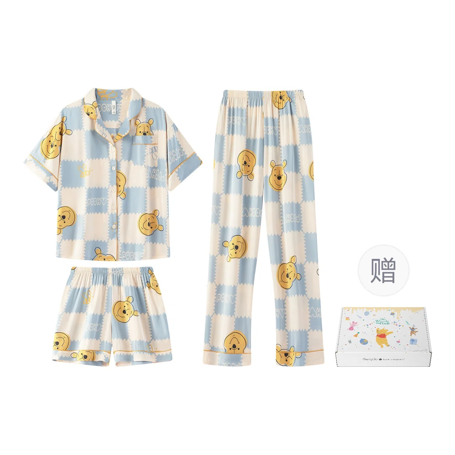 Gongdie x Disney Winnie the Pooh Summer Pajama Set
