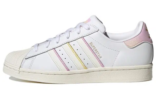 adidas Superstar White Purple