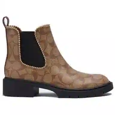 COACH Levy Chelsea Boot Khaki